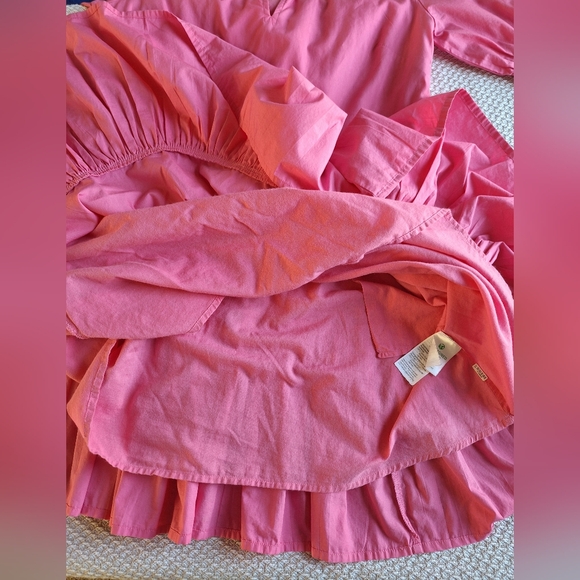 Pink Ruffled Kids Dress - Picture 7 of 14
